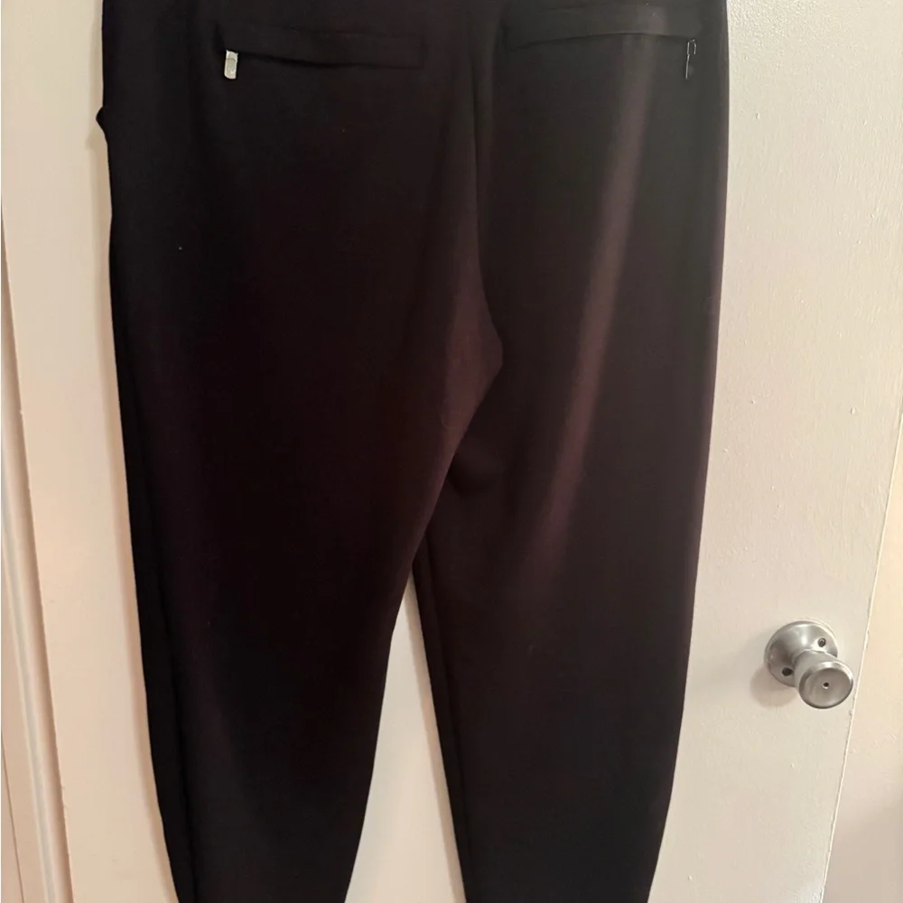 Democracy Black Dress Relaxed Fit high waist zip pocket trousers XL